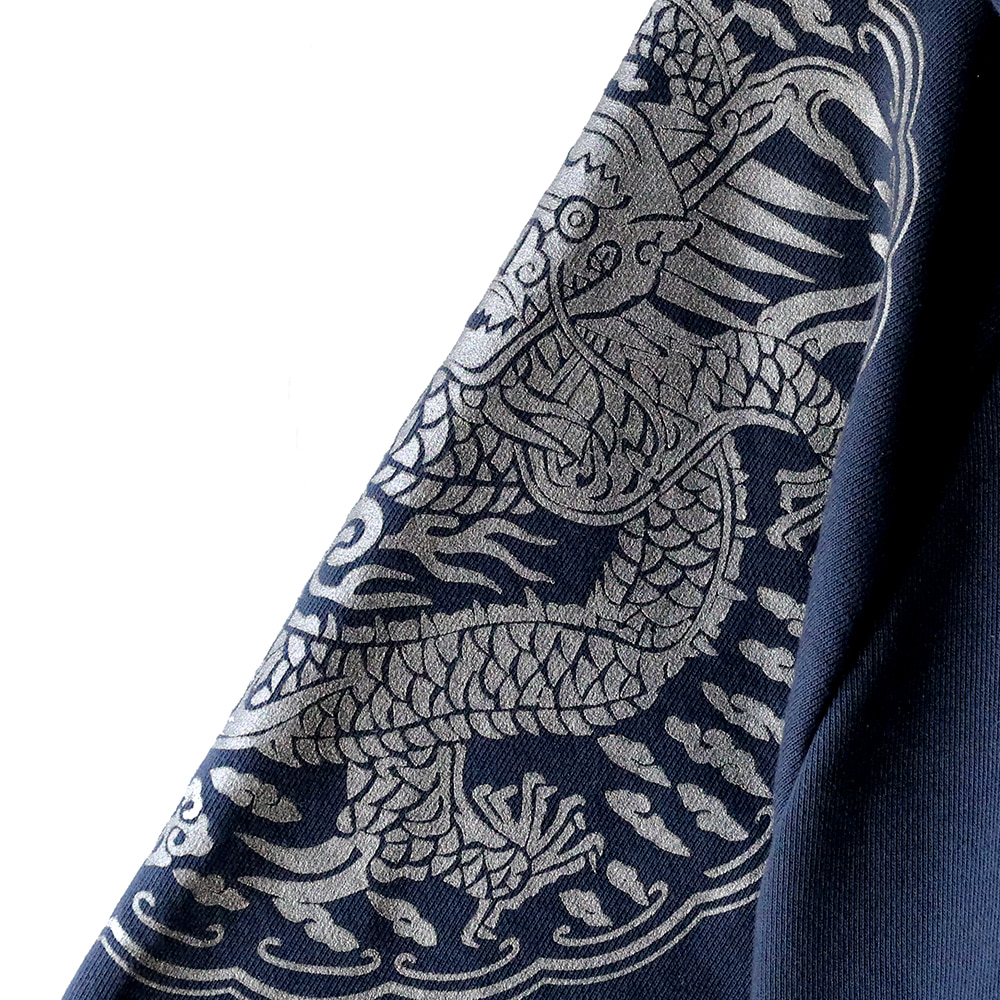 Dragon hoodie [Gray] - LEESLE