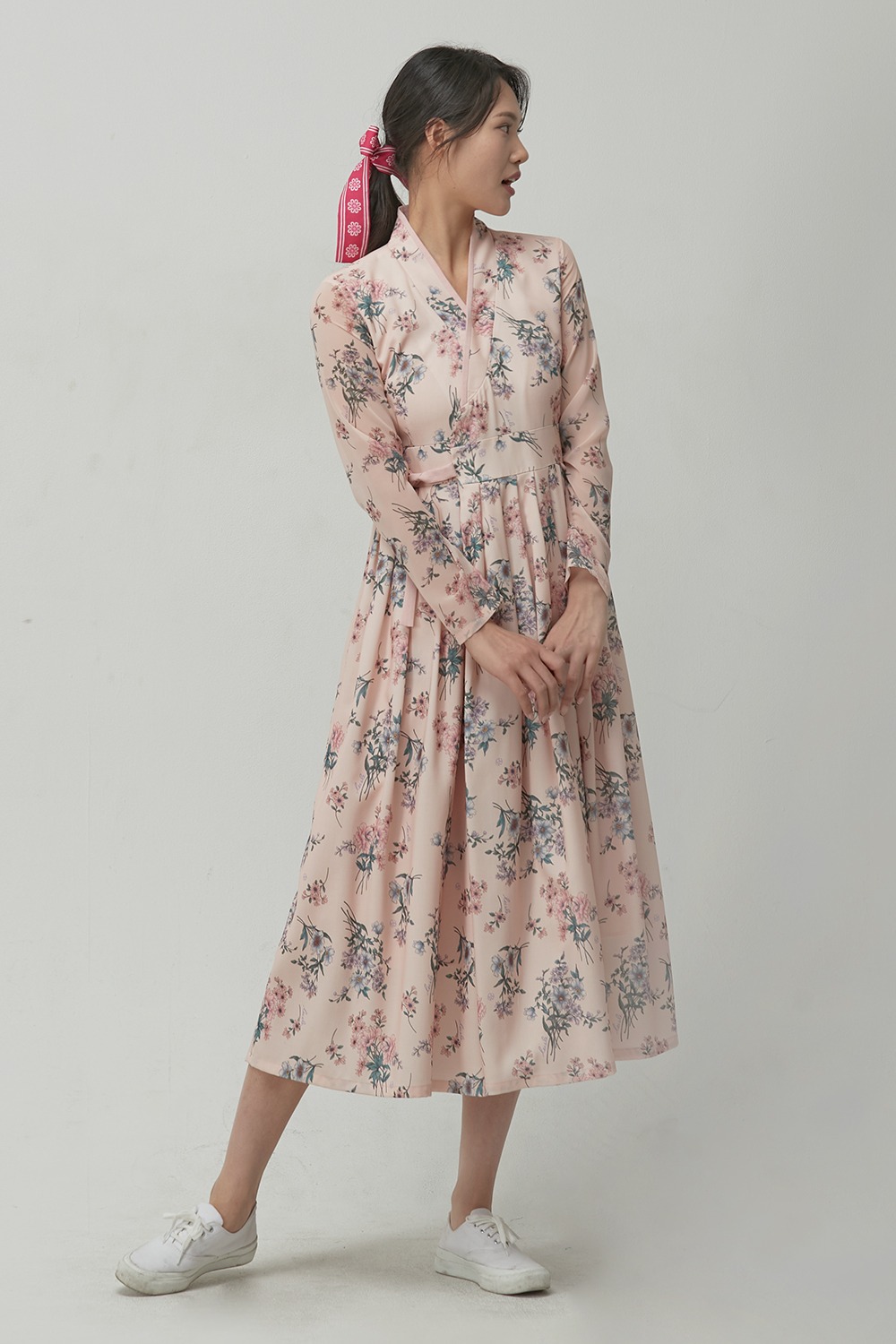 Sanho Flower Cheollik Dress [Pink]