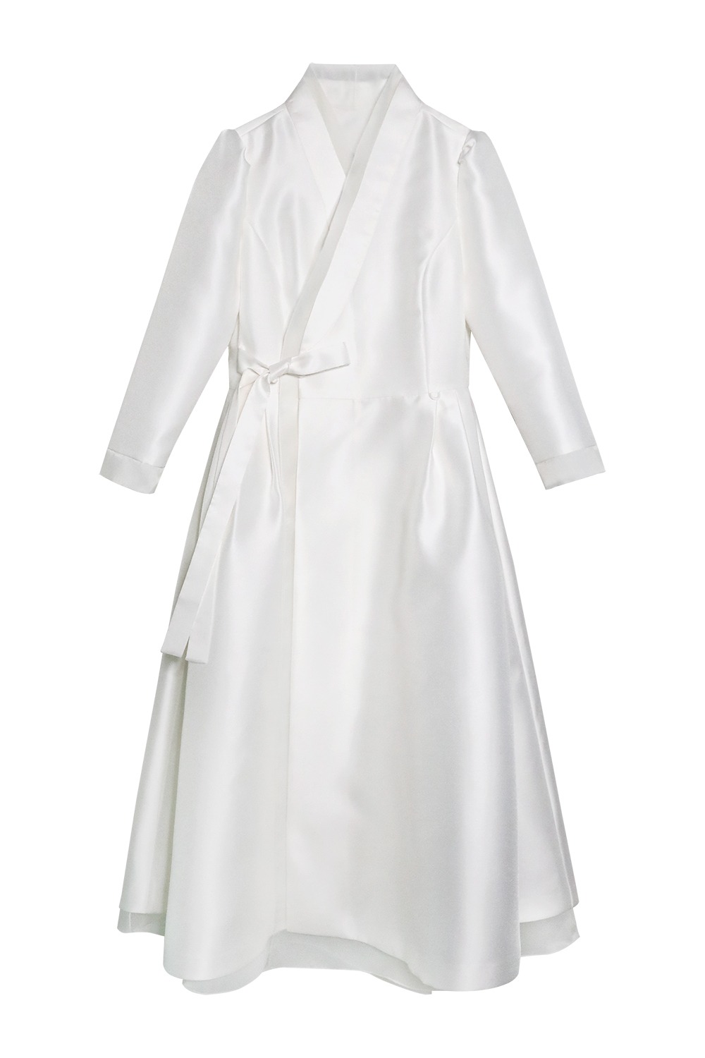 Mi Ka Do Graceful Chulick Dress [White Ivory]